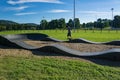 A Rider on a Onewheel Motorized Skateboard - 4